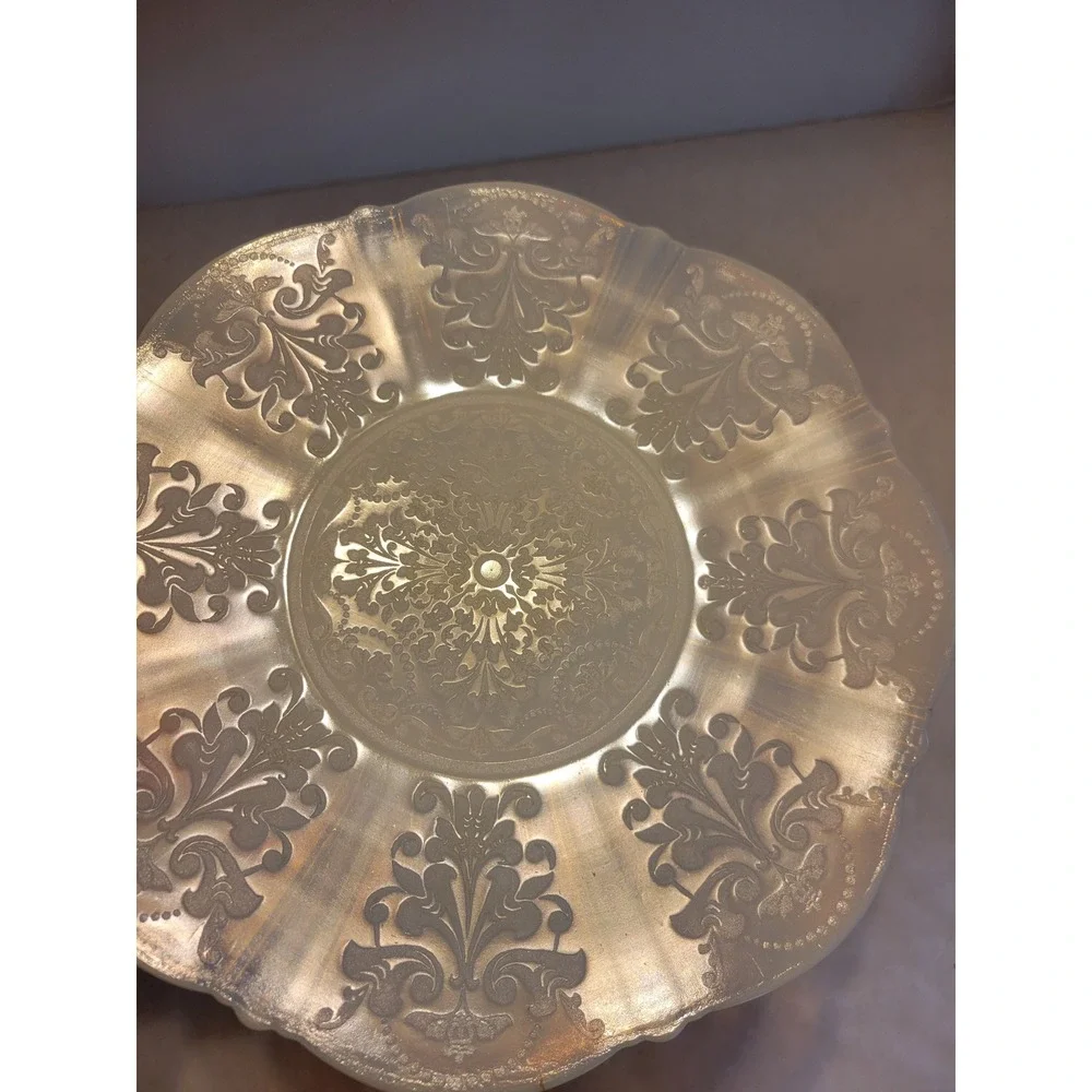 Vtg Victorian Petalware Plate 11